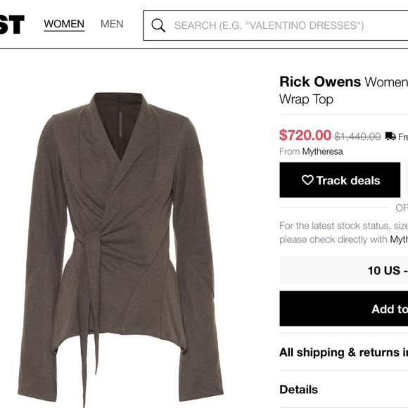 SALE ☄️RICK OWENS Tie Sweater New Condition - Picture 16 of 16